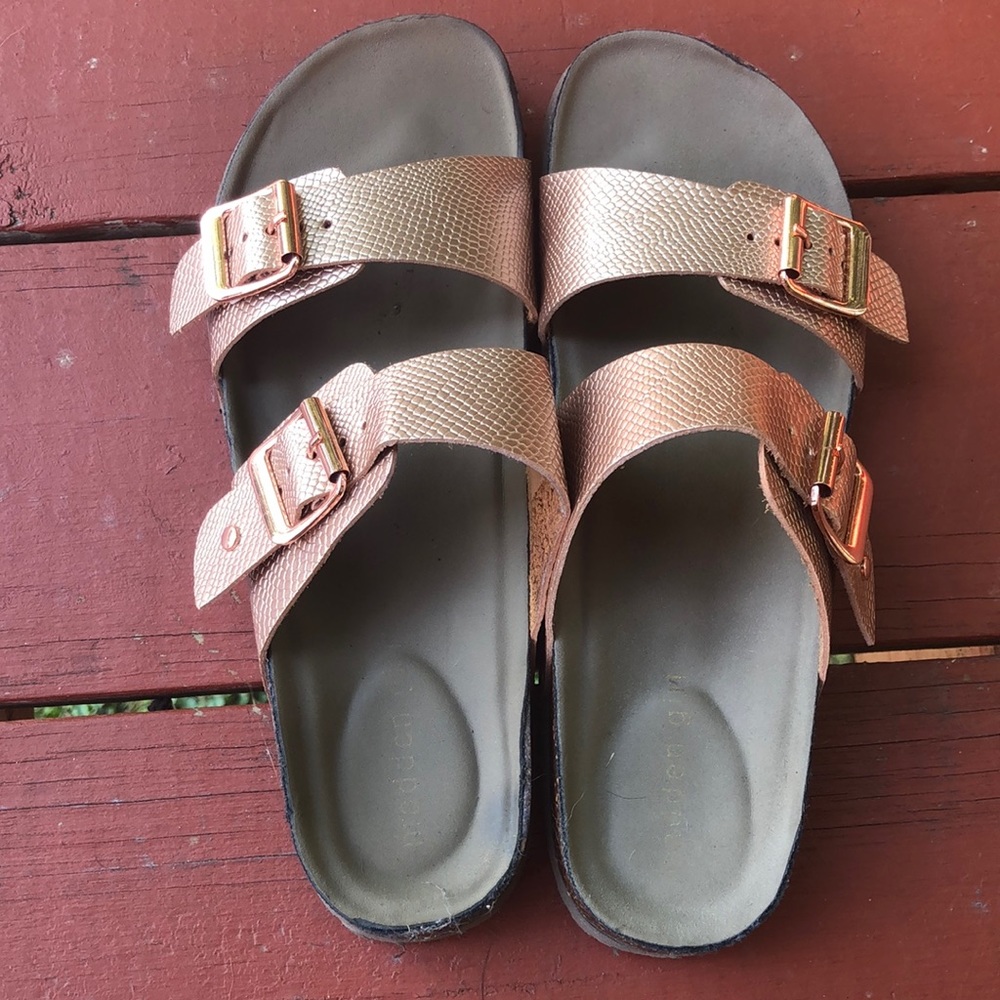 Madden Girl Rose Gold Sandals